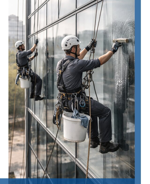 Мойка сплошного остекления в Темрюке, заказать от 309 р.| ВЫСОТНИК-Тмр