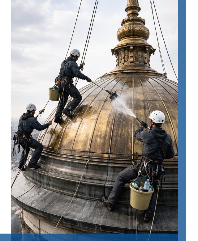 Мойка куполов и шпилей в Темрюке от 8234 р. - заказать | ВЫСОТНИК-Тмр