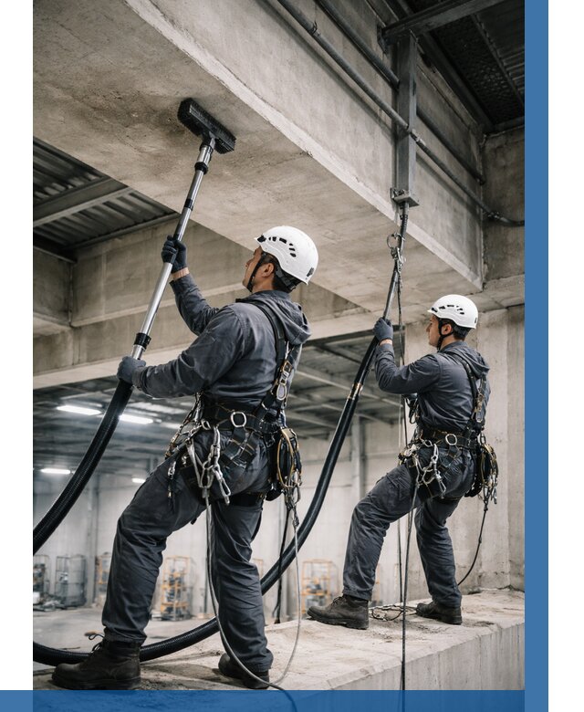 Обеспыливание потолочных конструкций в Темрюке от 257 р. |ВЫСОТНИК-Тмр