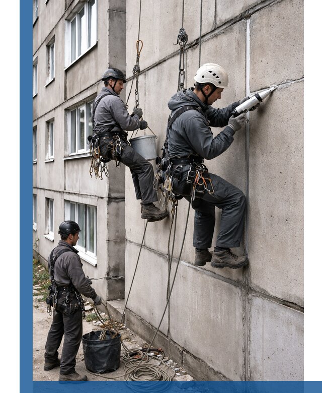 Герметизация межпанельных швов в Темрюке с гарантией герметичности
