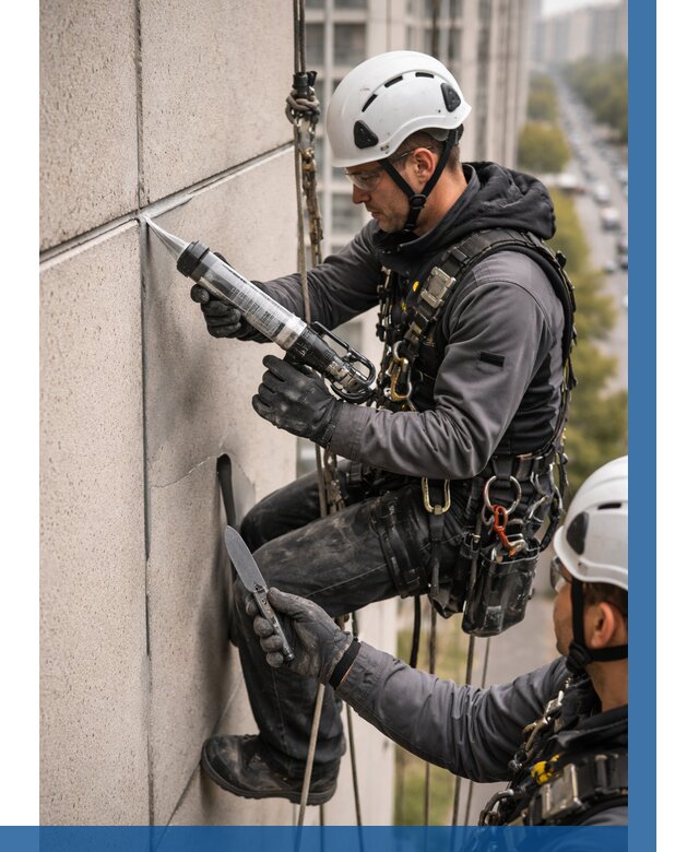 Первичная герметизация швов в Темрюке от 618 р. | ВЫСОТНИК-Тмр