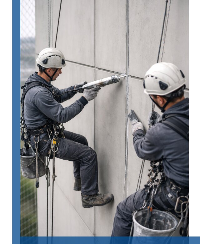 Первичная герметизация швов фасадов и кровель в Темрюке