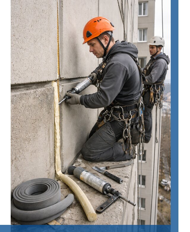 Теплый шов межпанельные швы в Темрюке от 721 р. | ВЫСОТНИК-Тмр