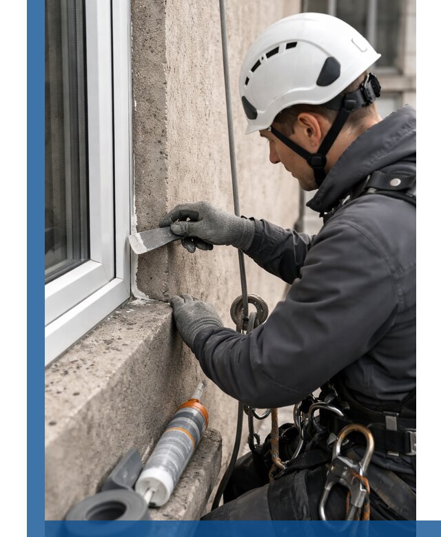 Герметизация монтажных швов окон в Темрюке с гарантией качества