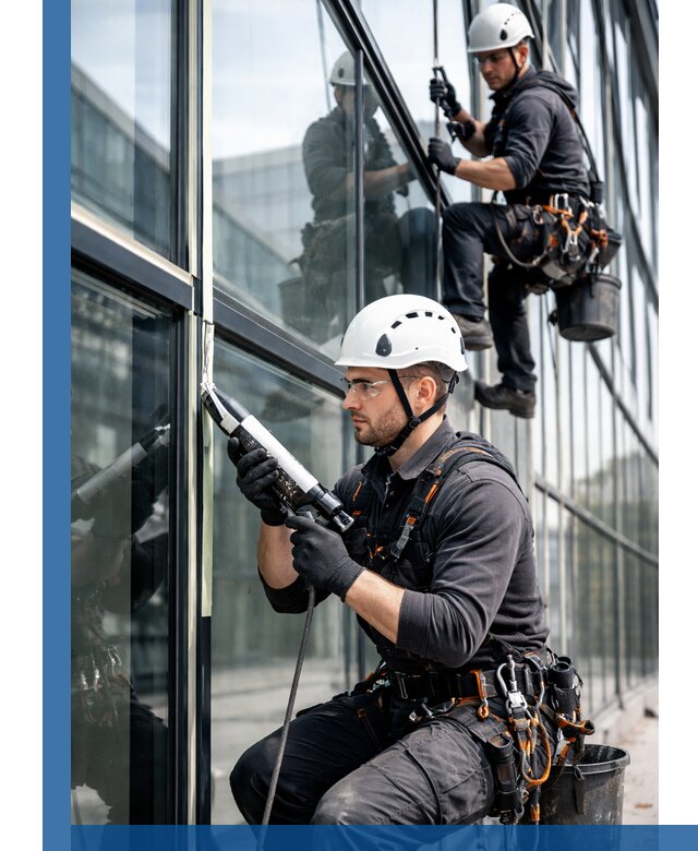 Герметизация витражных швов в Темрюке для зданий и фасадов