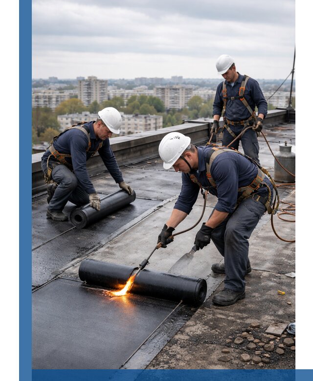Ремонт наплавляемой кровли в Темрюке качественно и надежно