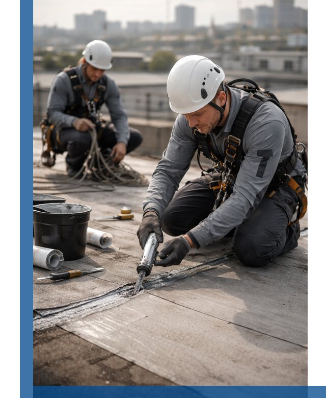 Аварийное и капитальное устранение протечек кровли в Темрюке