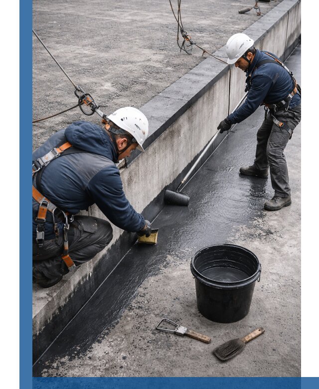 Гидроизоляция кровли жидкой резиной профессионально в Темрюке