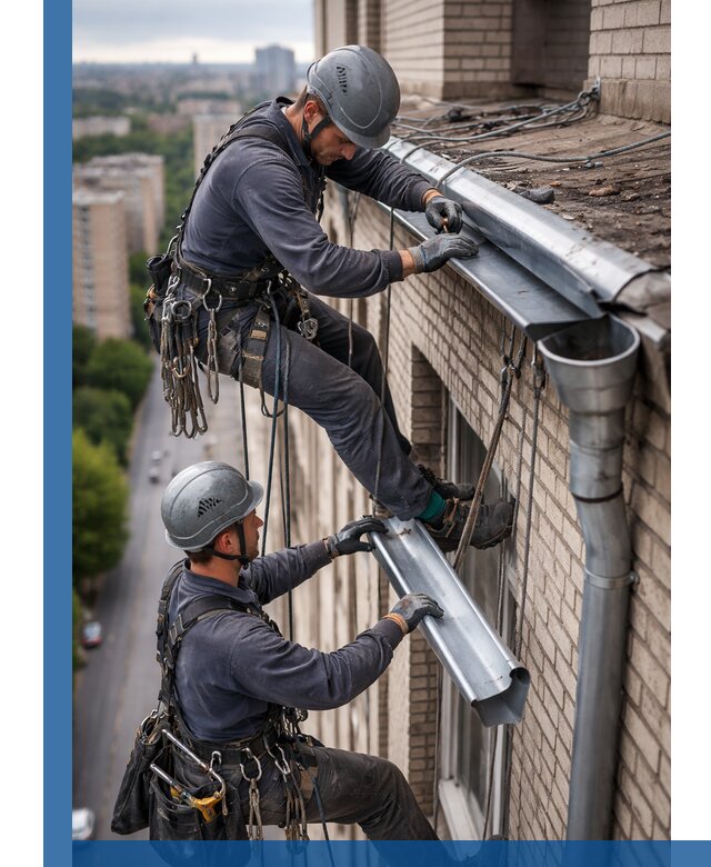 Ремонт водосточных желобов в Темрюке, быстро и качественно