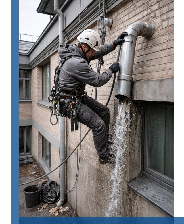 Профессиональная прочистка водосточных труб в Темрюке с гарантией