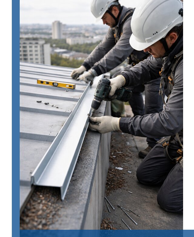 Монтаж капельника на кровле в Темрюке с гарантией качества