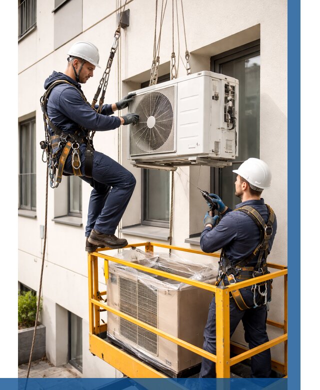 Демонтаж внешнего блока кондиционера в Темрюке от 3603 р. | ВЫСОТНИК-Тмр