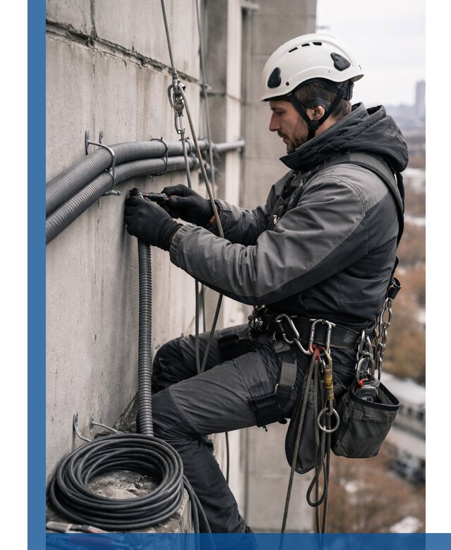 Профессиональный монтаж гофры для кабеля в Темрюке с гарантией