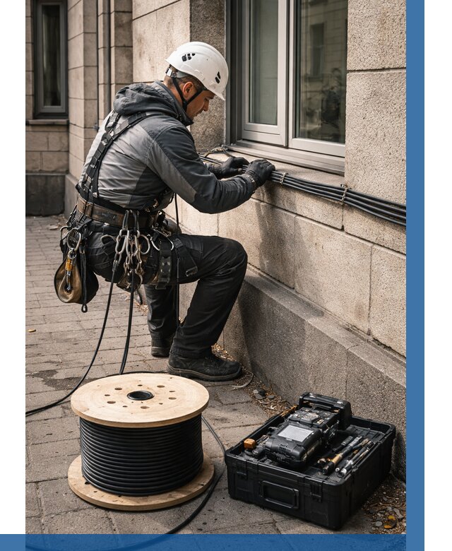 Прокладка оптоволоконного кабеля в Темрюке от 823 р. | ВЫСОТНИК-Тмр