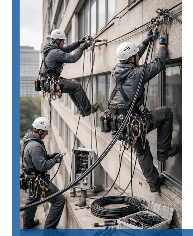 Прокладка оптоволоконного кабеля в Темрюке под ключ с тестированием