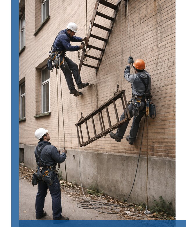 Демонтаж пожарной лестницы в Темрюке быстро и безопасно