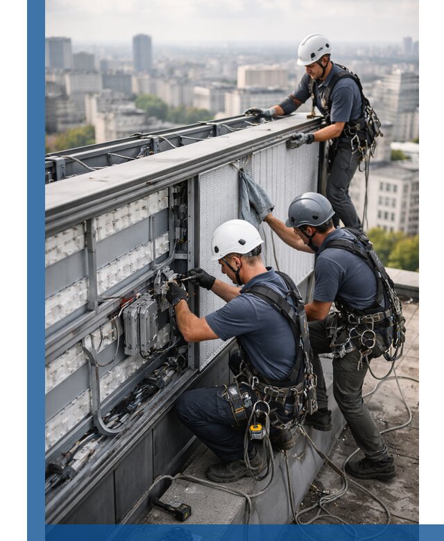 Профессиональное обслуживание крышной рекламы в Темрюке под ключ