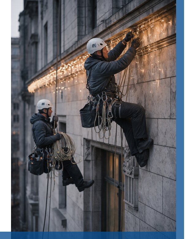 Монтаж новогодней иллюминации в Темрюке от 8749 р. | ВЫСОТНИК-Тмр