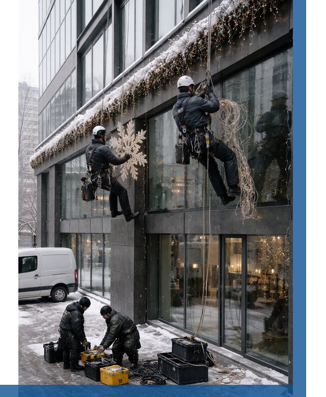 Демонтаж новогоднего оформления в Темрюке от 5661 р. | ВЫСОТНИК-Тмр