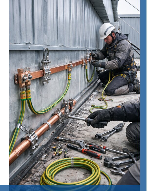 Монтаж заземления здания в Темрюке от 25733 р. | ВЫСОТНИК-Тмр