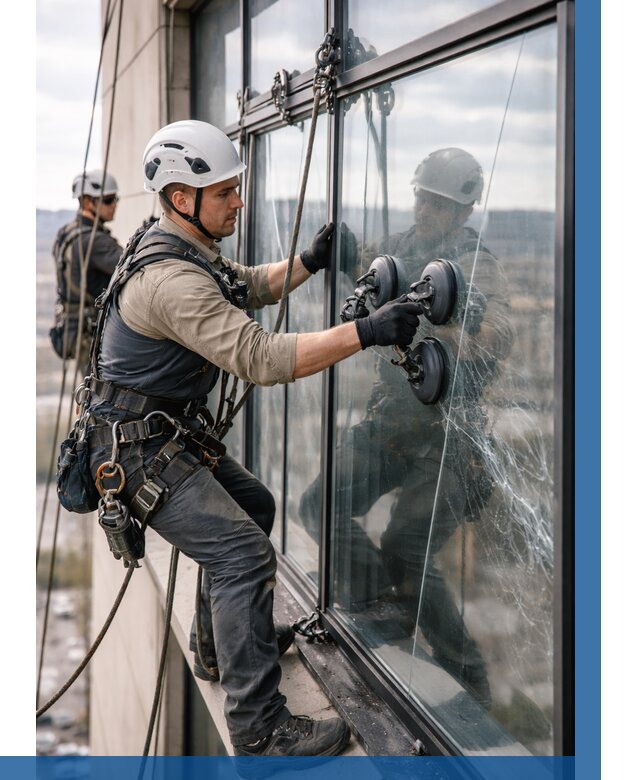 Замена стекла в витраже в Темрюке под ключ от 8749 р. | ВЫСОТНИК-Тмр