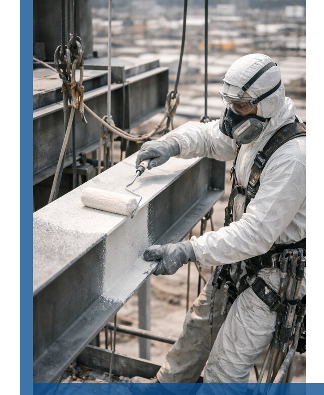 Профессиональная огнезащитная обработка металлоконструкций в Темрюке