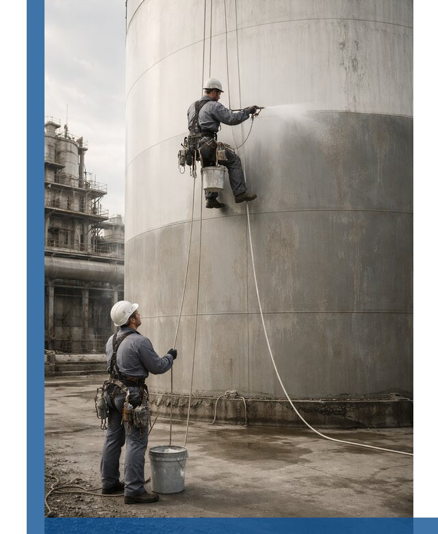 Покраска стальных резервуаров и емкостей в Темрюке профессионально