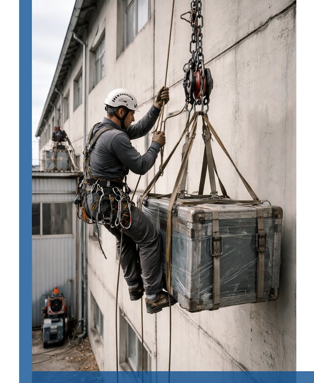 Подъем грузов на высоту в Темрюке для промышленных объектов