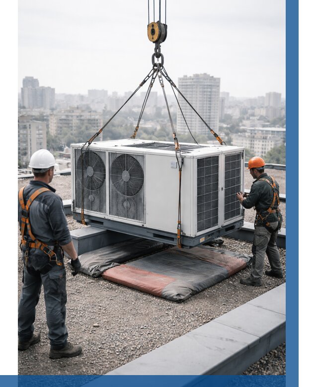 Подъем груза на крышу в Темрюке от 5147 р. | ВЫСОТНИК-Тмр заказать