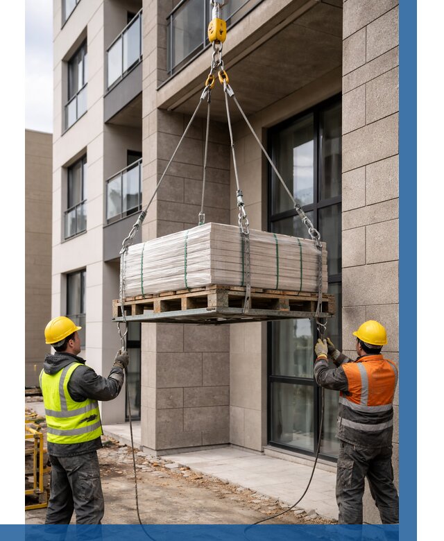 Подъем керамогранита на этаж в Темрюке от 3603 р. | ВЫСОТНИК-Тмр