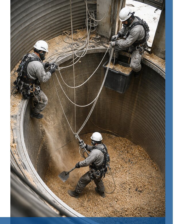 Чистка зерновых бункеров в Темрюке от 12352 р. | ВЫСОТНИК-Тмр