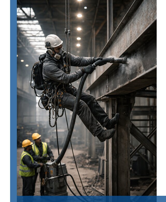 Обеспыливание конструкций в цехах промышленного производства в Темрюке