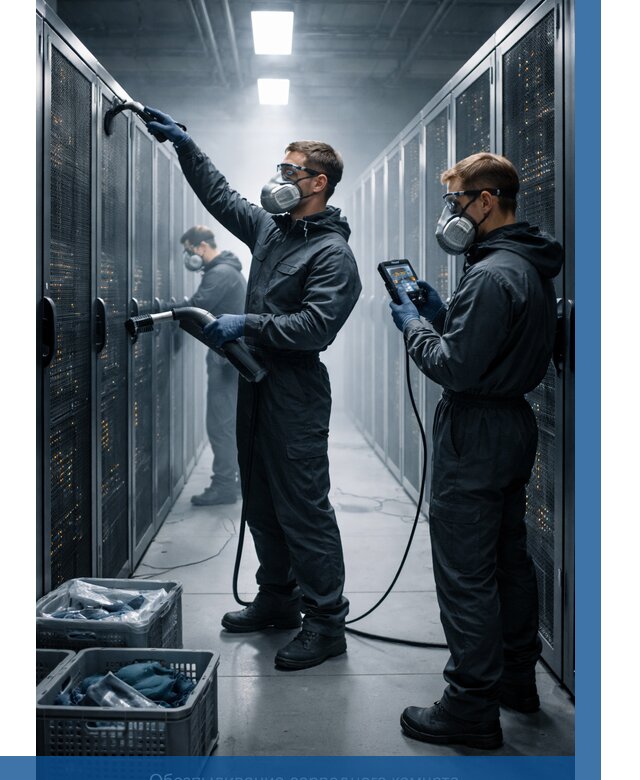 Обеспыливание серверной комнаты в Темрюке от 4632 р. | ВЫСОТНИК-Тмр