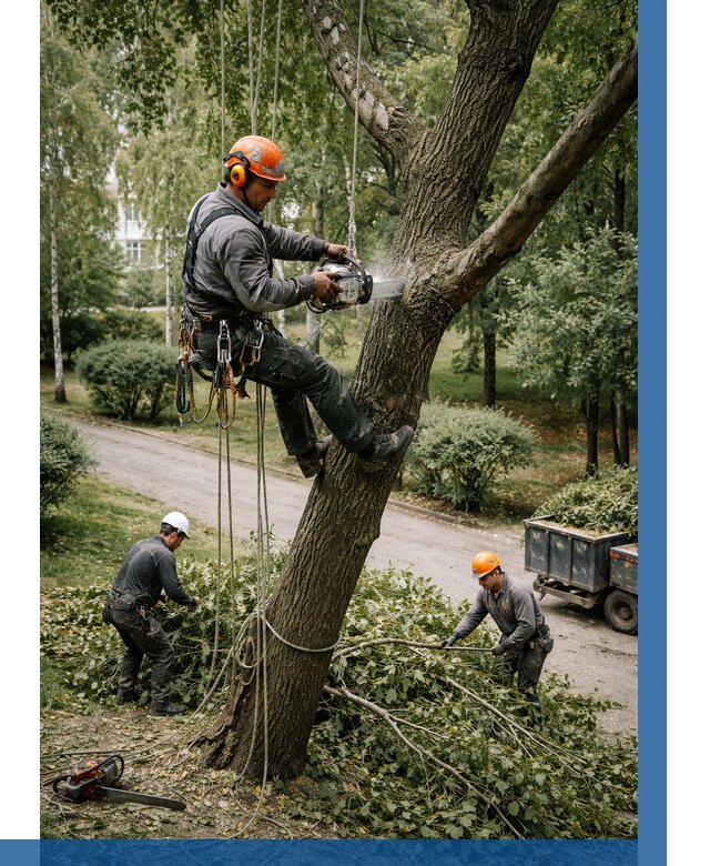 Кронирование деревьев в Темрюке от 6690 р. | ВЫСОТНИК-Тмр