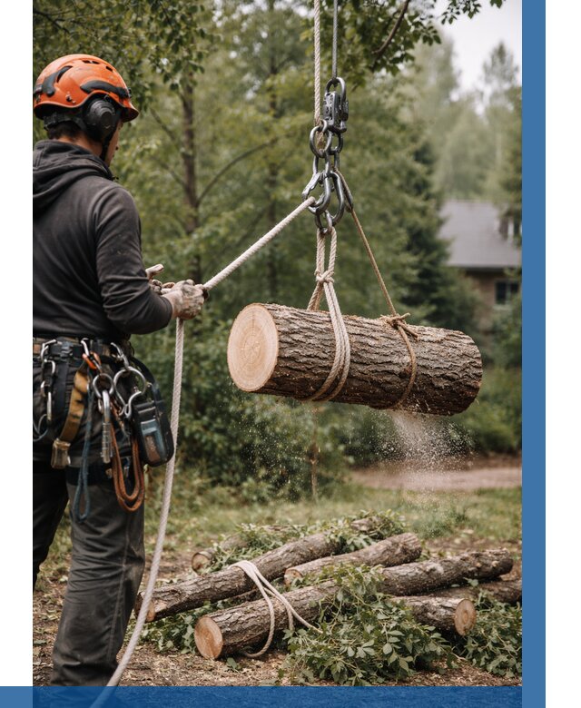 Валка деревьев частями в Темрюке от 7720 р. | ВЫСОТНИК-Тмр