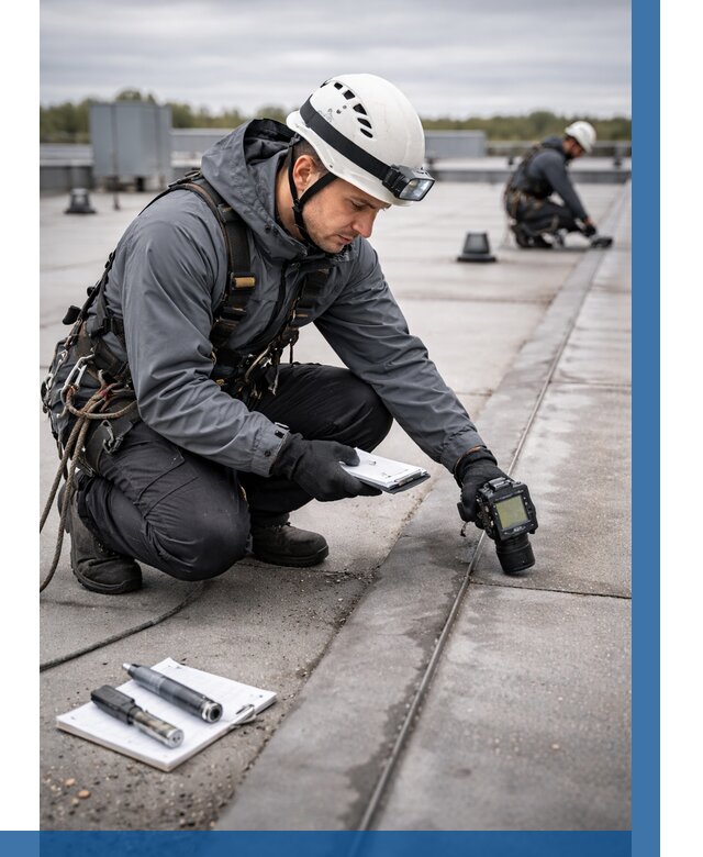 Обследование кровли на протечки в Темрюке от 4632 р. | ВЫСОТНИК-Тмр