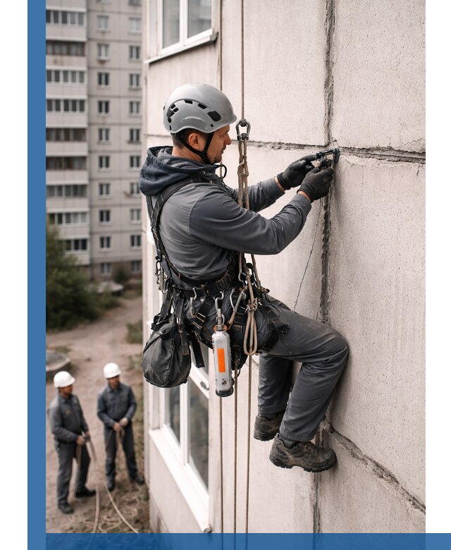 Обследование межпанельных швов и герметизация в Темрюке