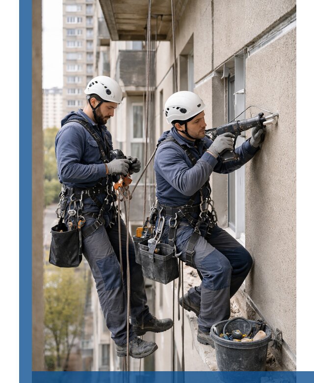 Промышленные альпинисты высотные работы и монтаж в Темрюке